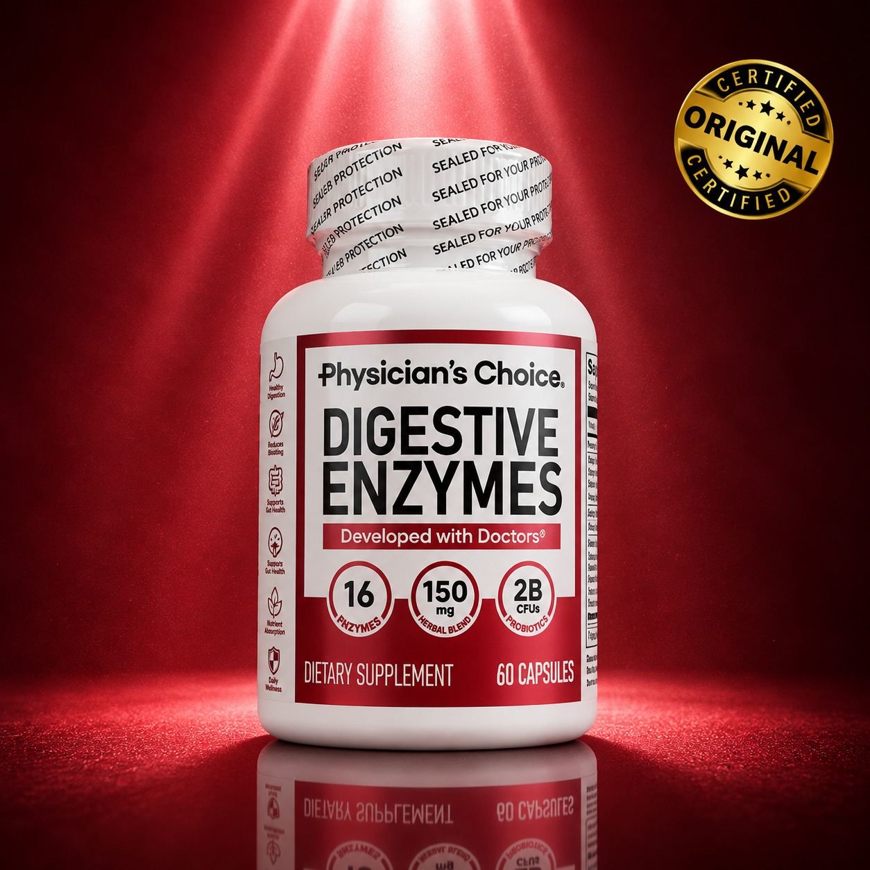 Digestive Enzymes 60 Caps.