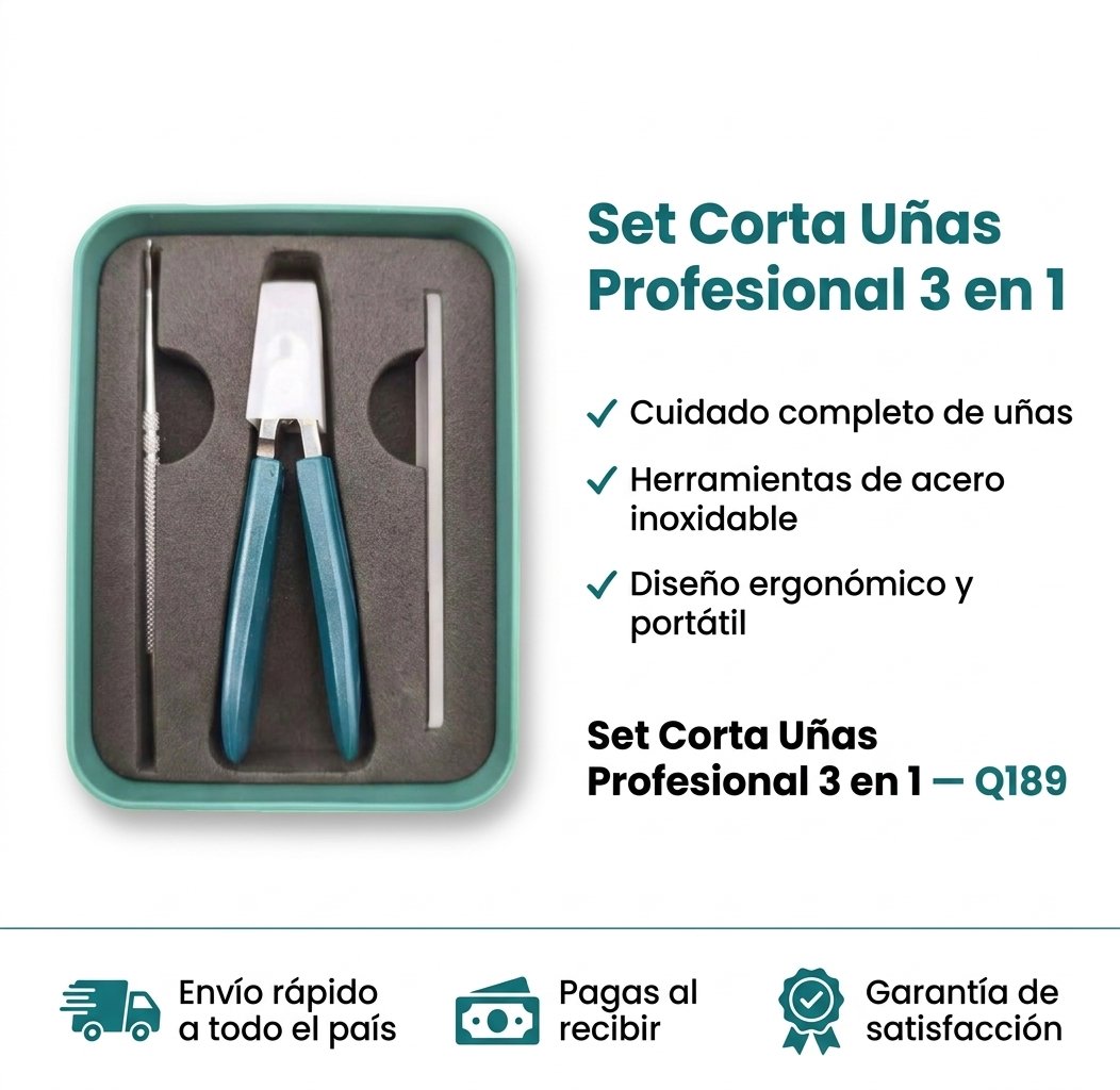 Set Corta Uñas Profesional 3 en 1 — foto 8