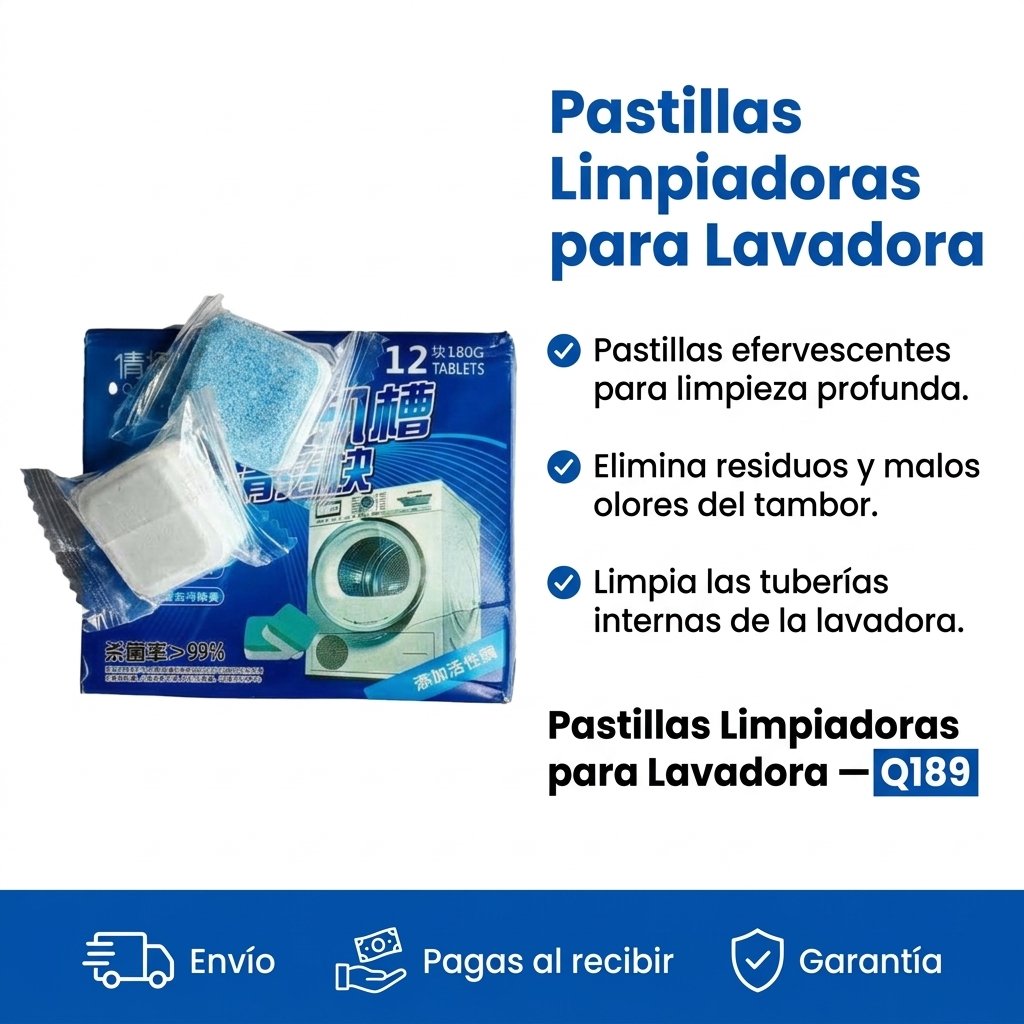 Pastillas Limpiadoras para Lavadora — foto 7
