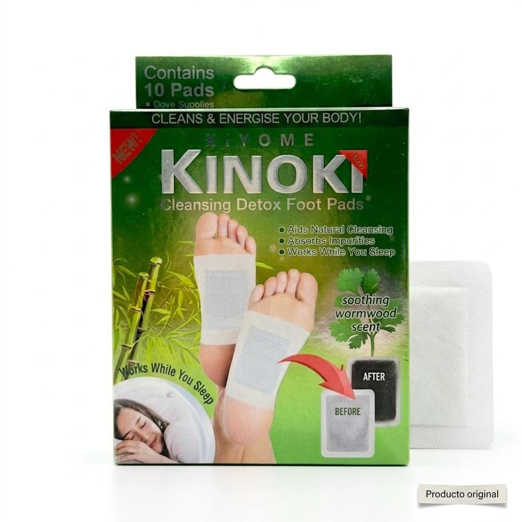 Parches Detox para Pies Kinoki 10 Unidad — foto 6