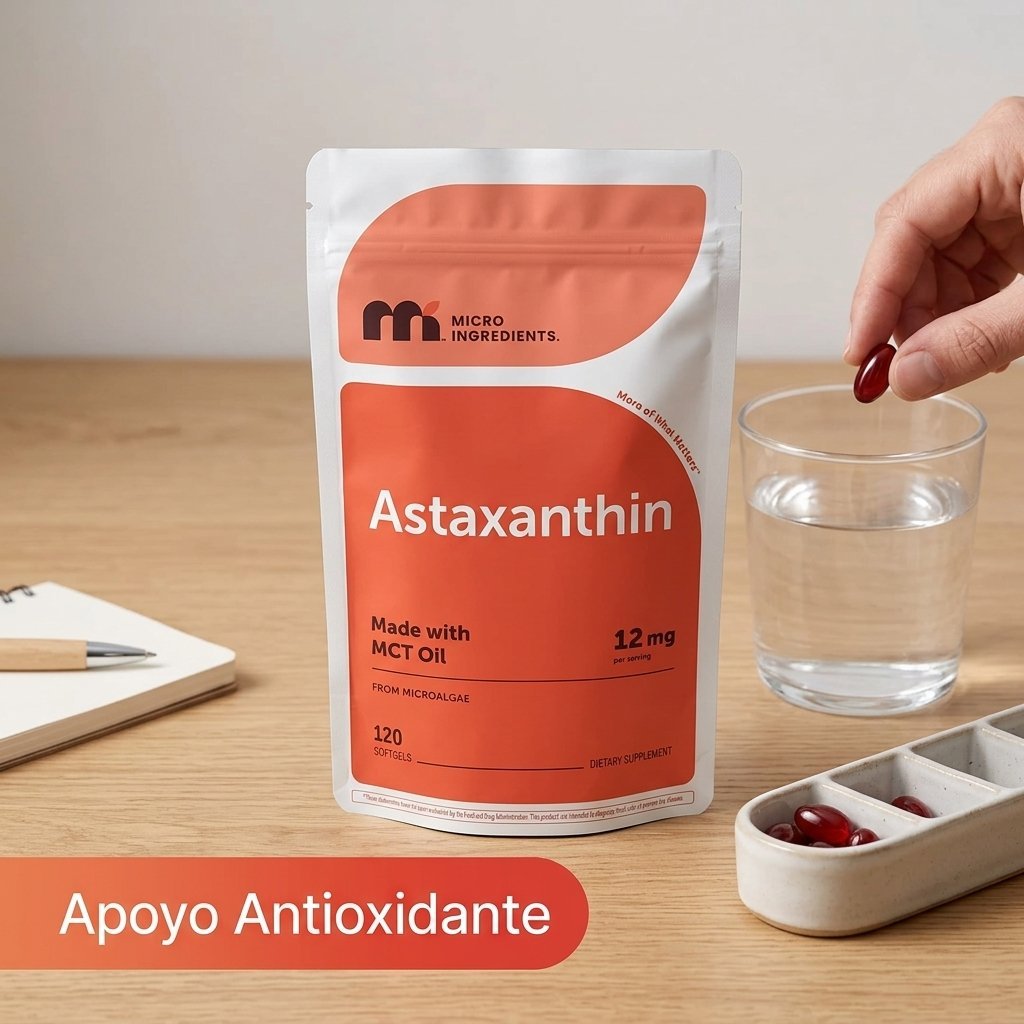 Astaxanthin 12mg Micro Ingredients Importada — foto 4