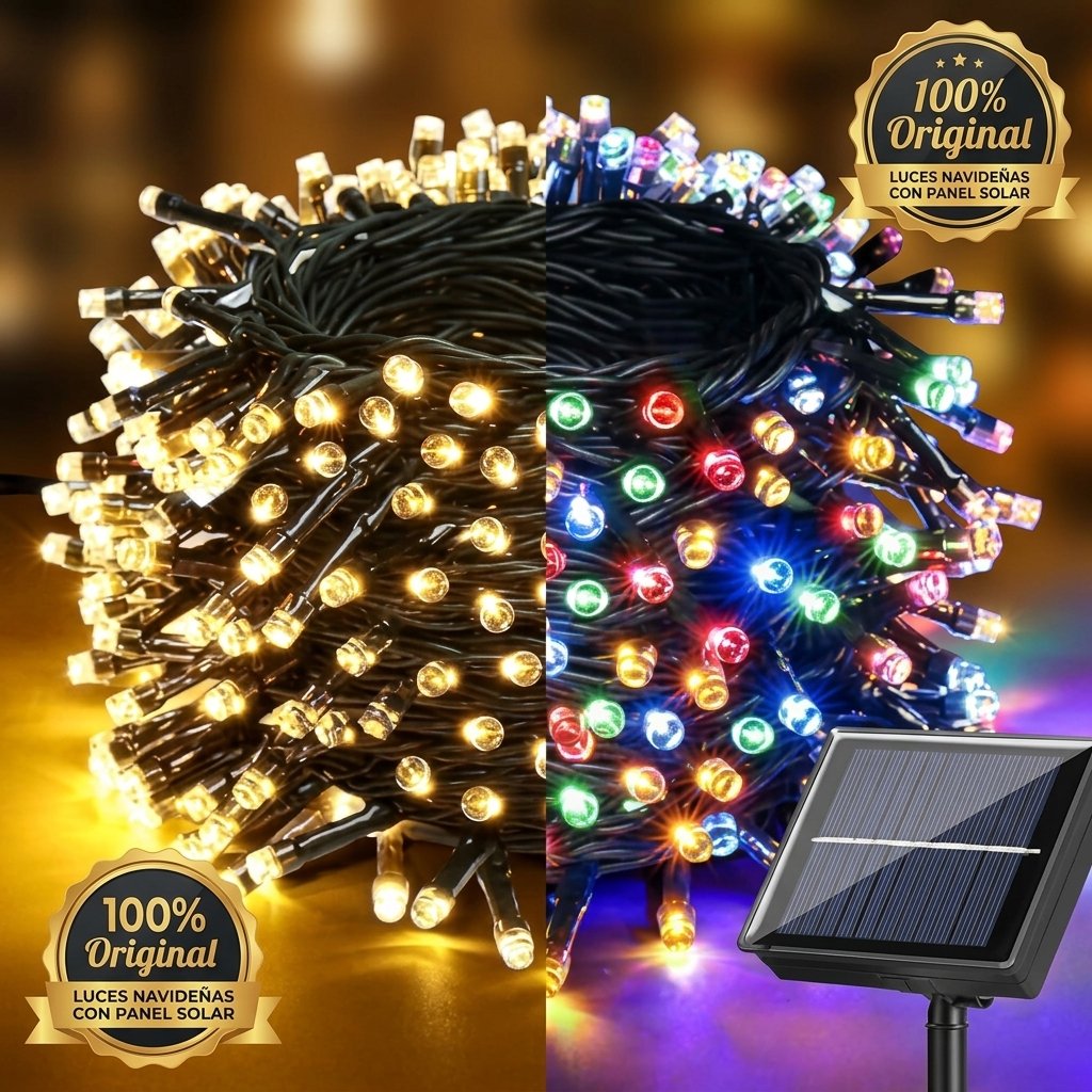 LUCES NAVIDEÑAS CON PANEL SOLAR — foto 3