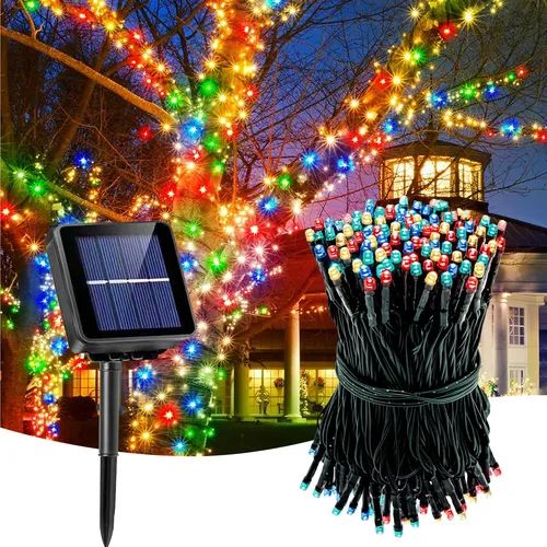 LUCES NAVIDEÑAS CON PANEL SOLAR — foto 2