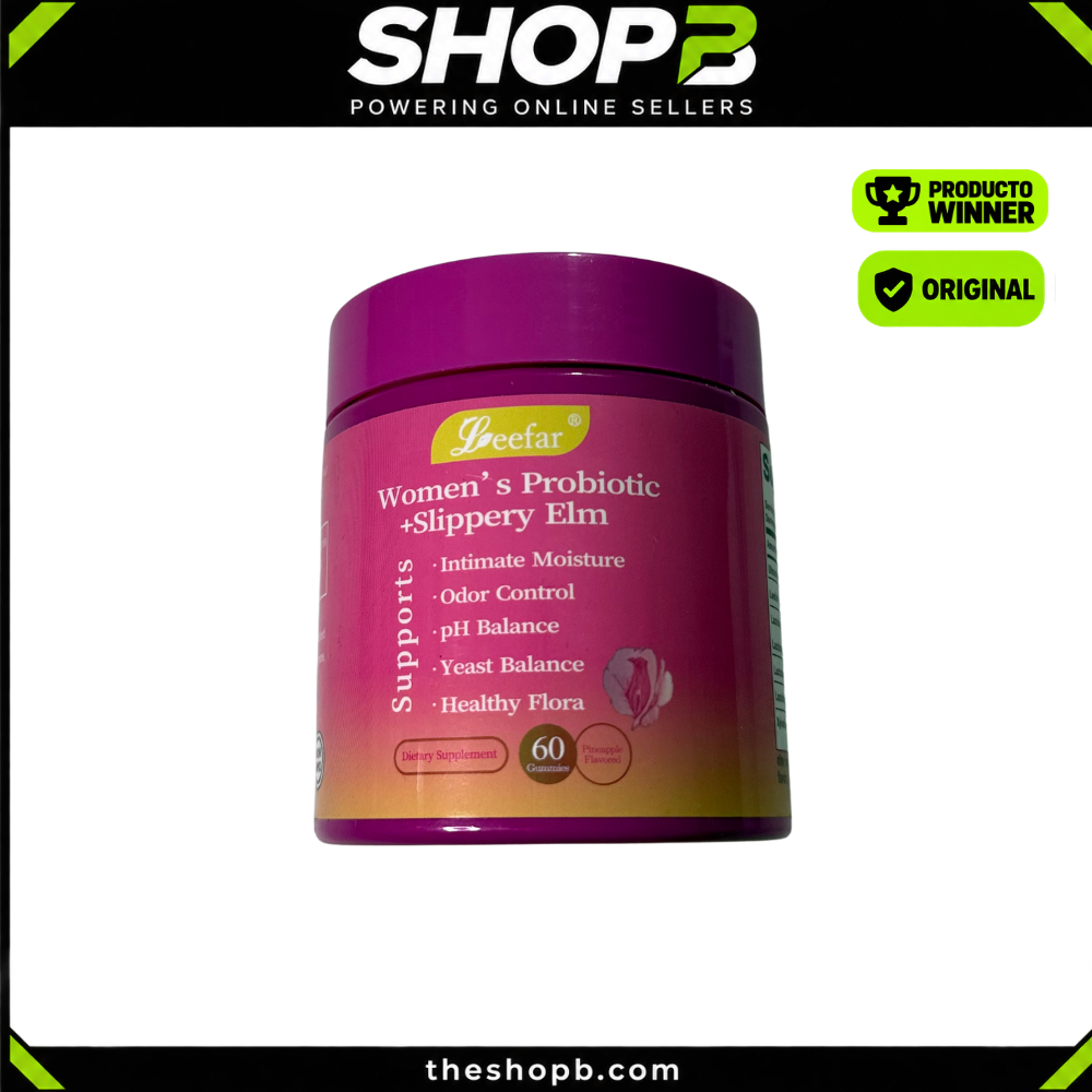 Womens Probiotic Slippery Elm Pineapple Flavor 60 Gummies - Importada — foto 2