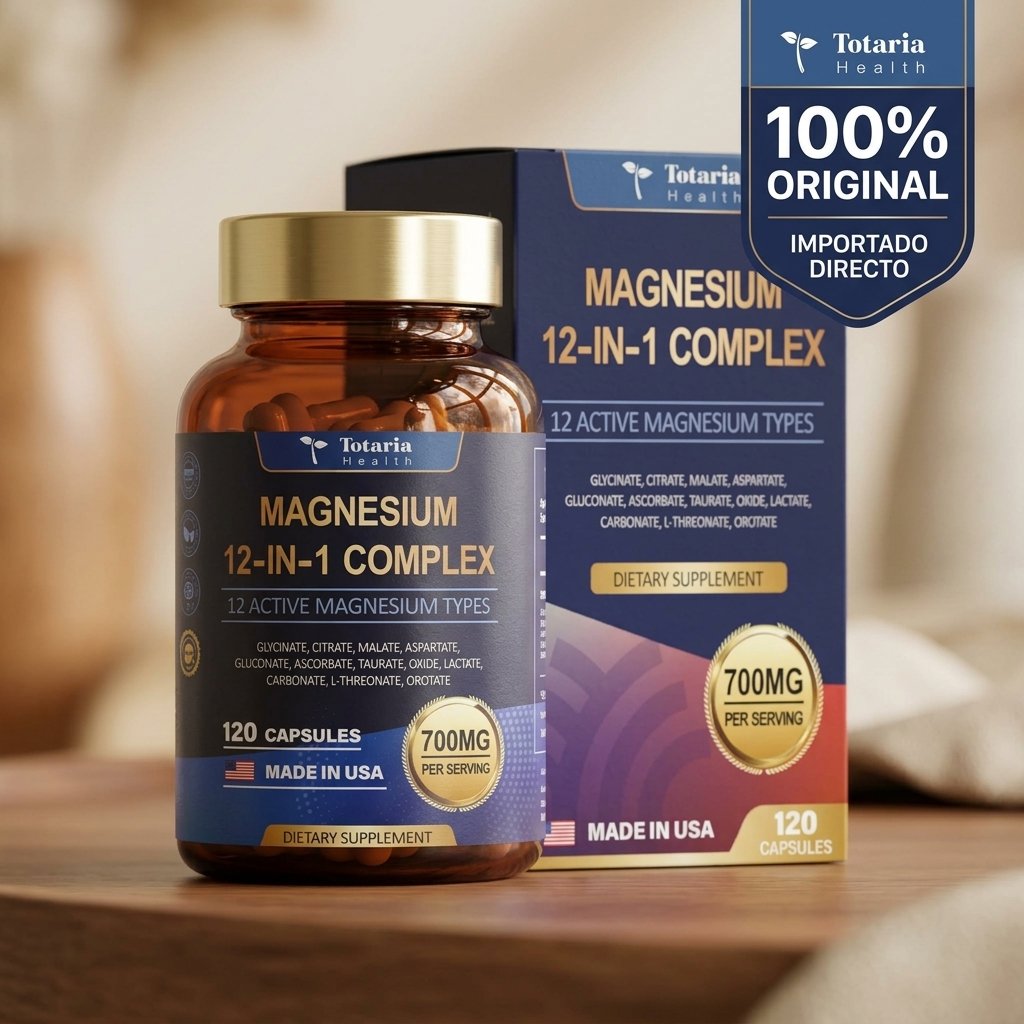 Magnesium 12-in-1 Complex 700mg Totaria Health Importada — foto 2