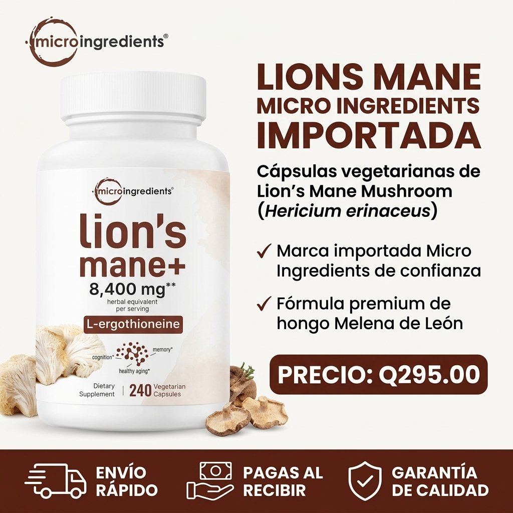 Lions Mane Micro Ingredients Importada — foto 6