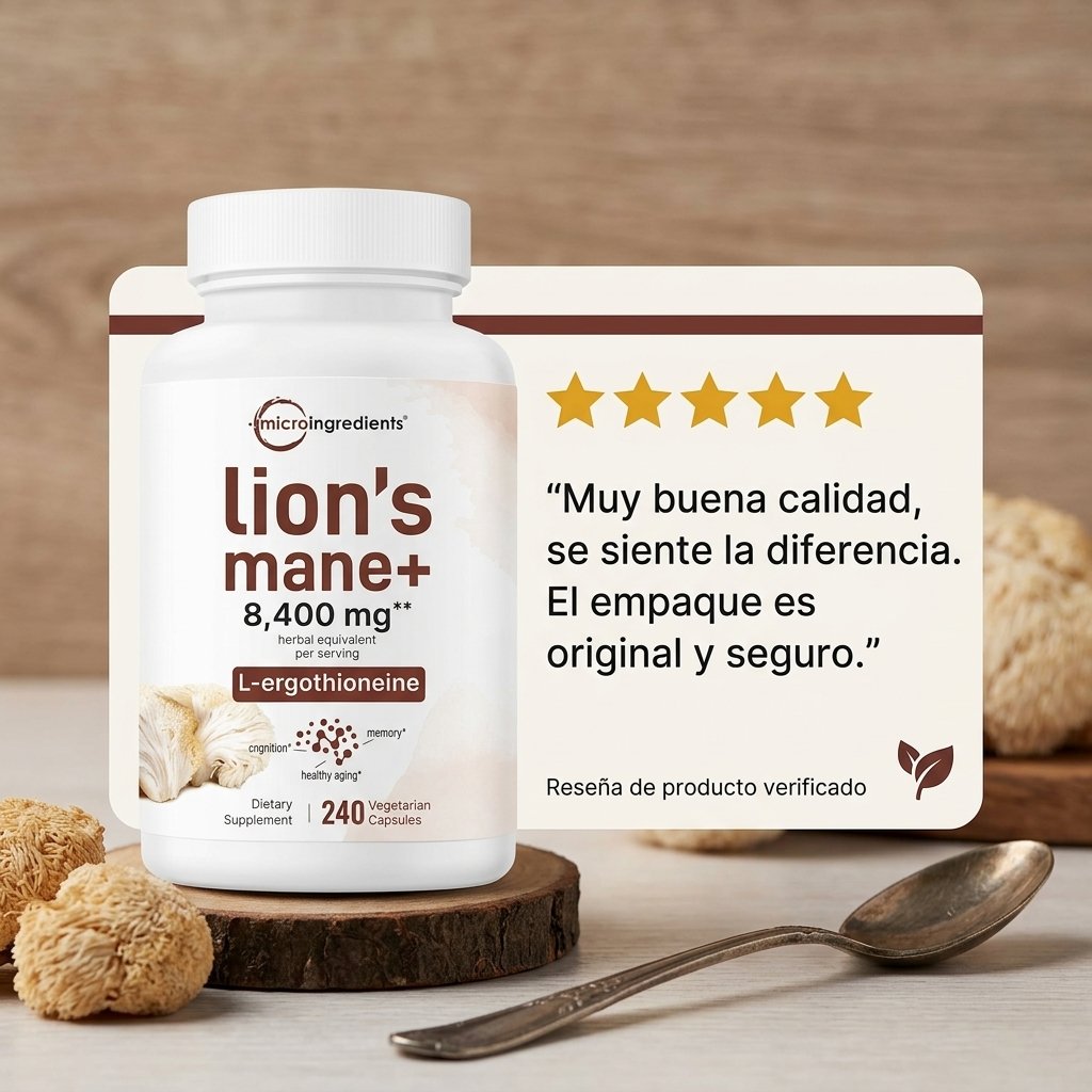 Lions Mane Micro Ingredients Importada — foto 5