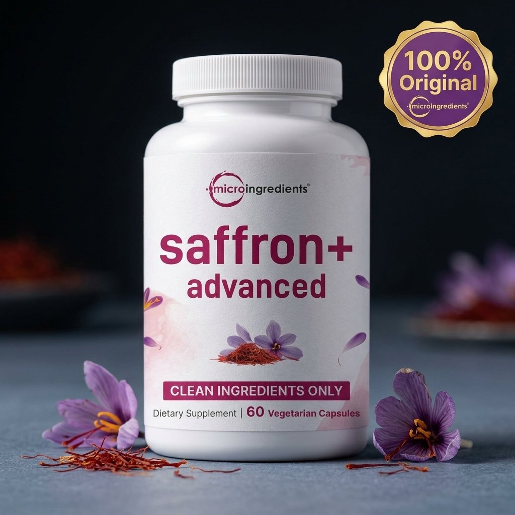 Saffron Advanced Micro Ingredients 60 Cápsulas Vegetarianas - Importada — foto 2