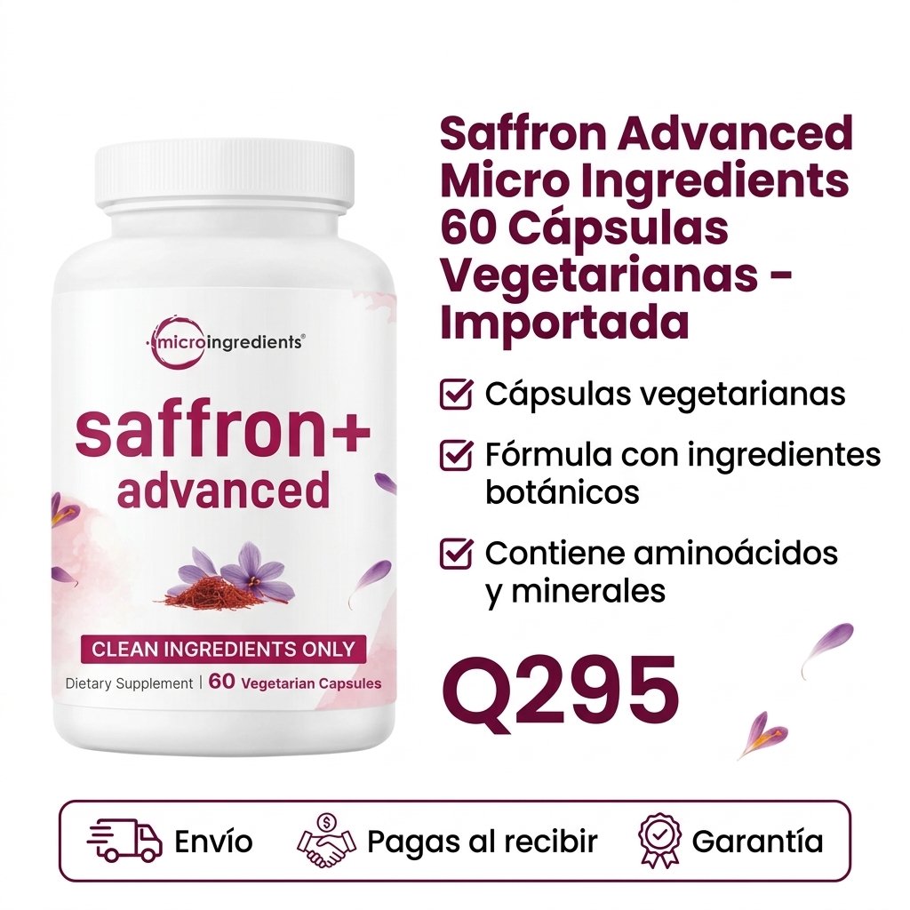 Saffron Advanced Micro Ingredients 60 Cápsulas Vegetarianas - Importada — foto 6