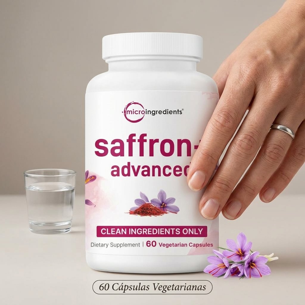 Saffron Advanced Micro Ingredients 60 Cápsulas Vegetarianas - Importada — foto 7