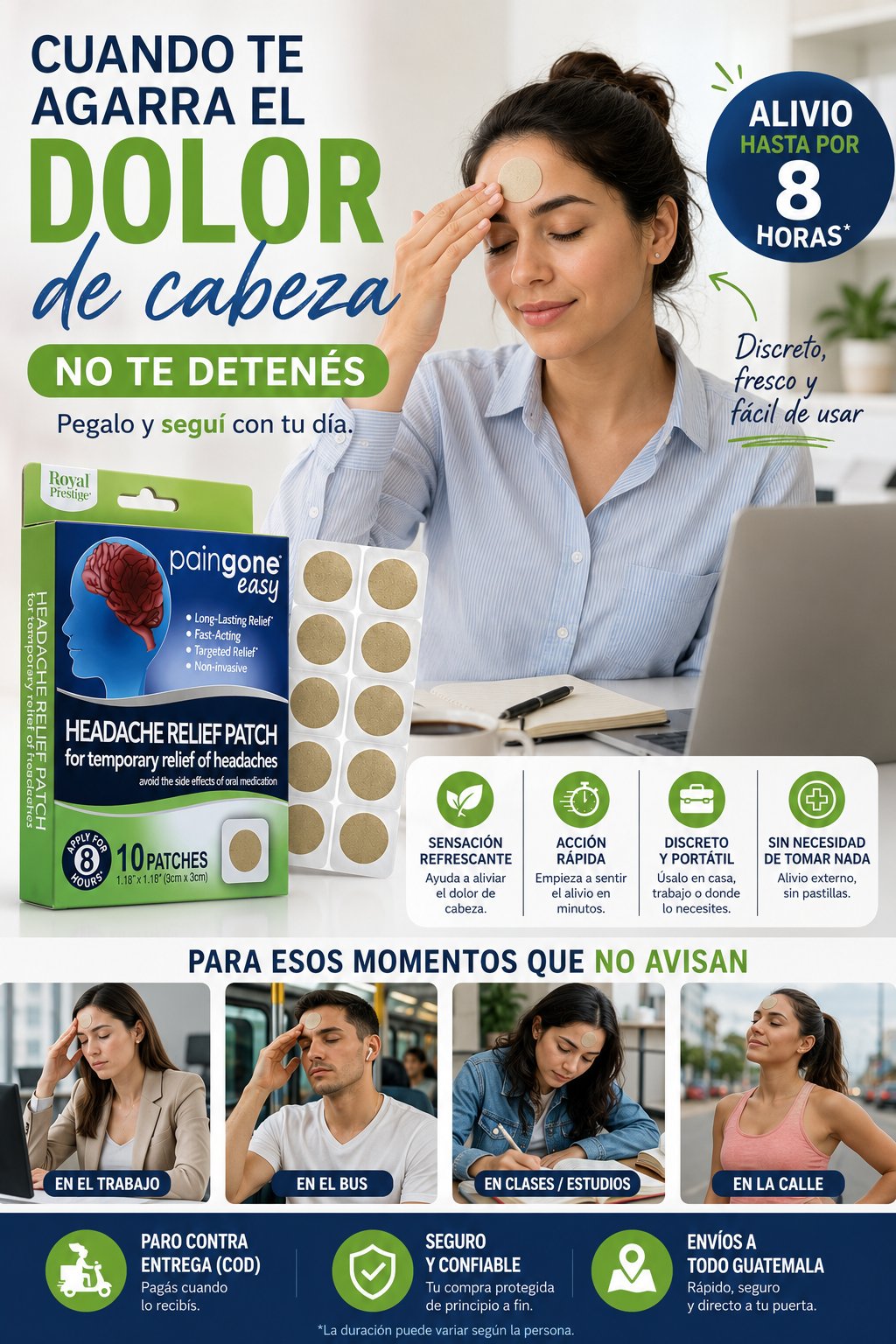 Parches de Alivio Refrescante (Pack de 10) — foto 2